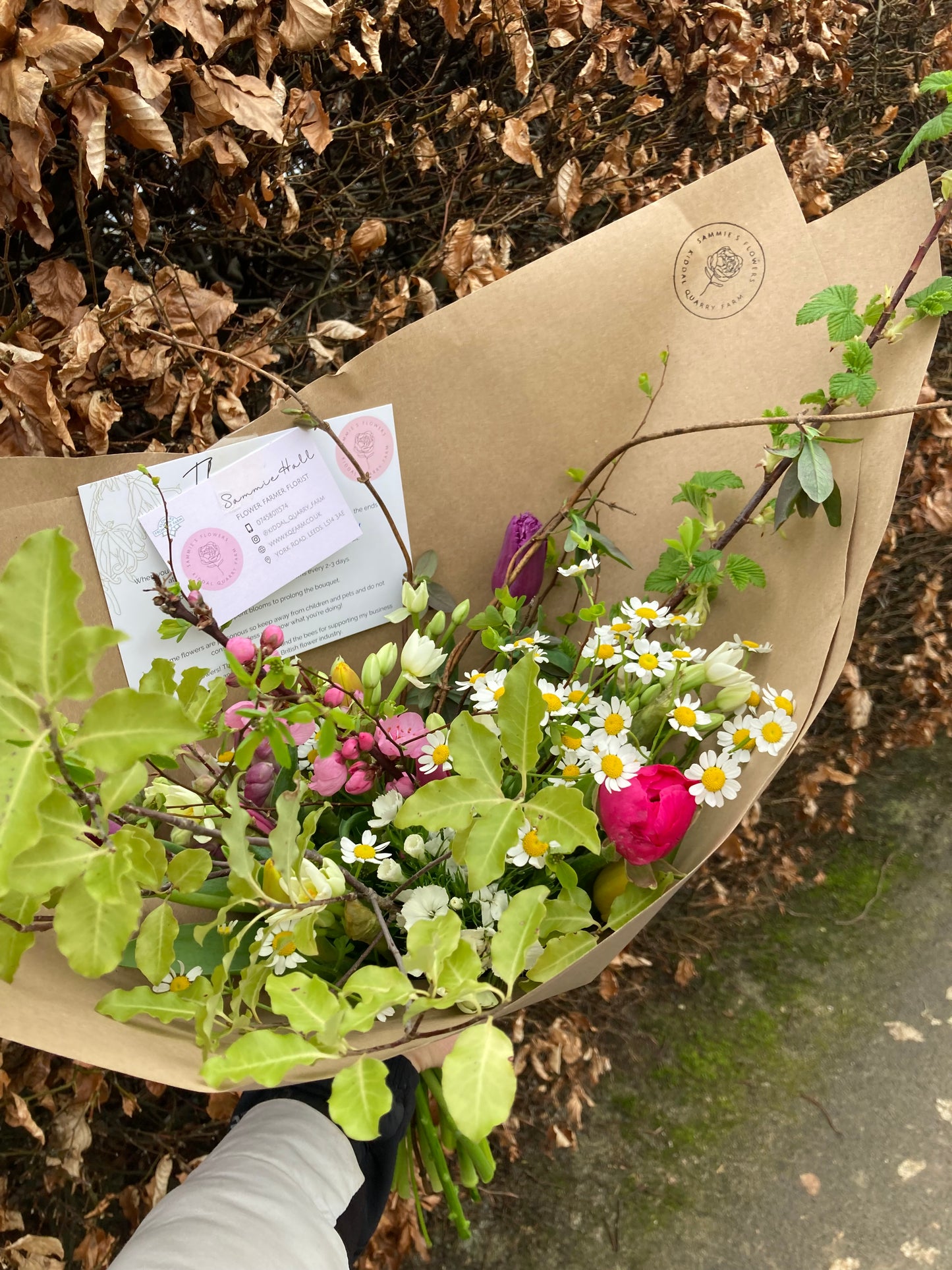 Fresh British flowers