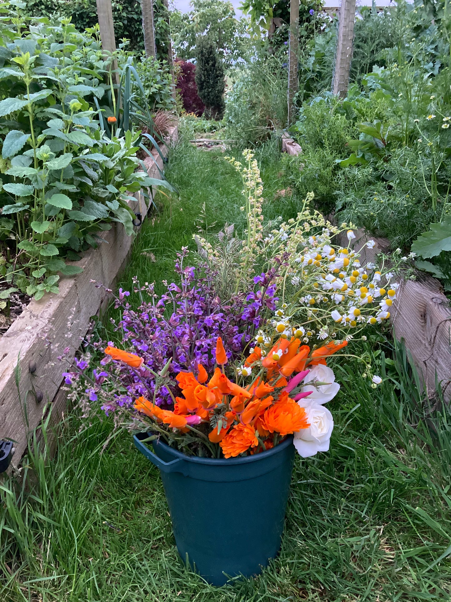 DIY wedding & arranger’s buckets